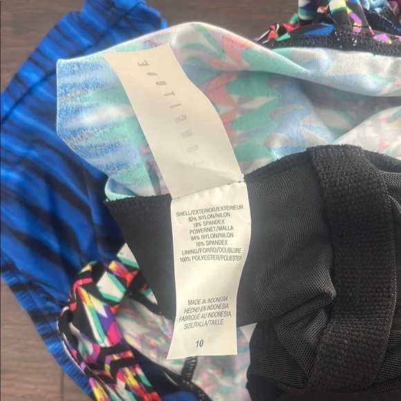 Swim Solutions Multicolor One-Piece Swimsuit - Picture 6 of 8